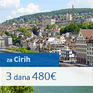 Montenegro Airlines - Aranžmani za Cirih Montenegro Airlines - Aranžmani za Cirih