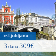 Montenegro Airlines - Aranžmani za Ljubljanu Montenegro Airlines - Aranžmani za Ljubljanu
